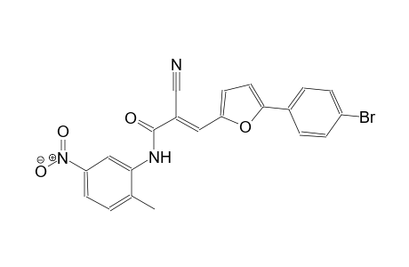 (2E)-3-[5-(4-bromophenyl)-2-furyl]-2-cyano-N-(2-methyl-5-nitrophenyl)-2-propenamide