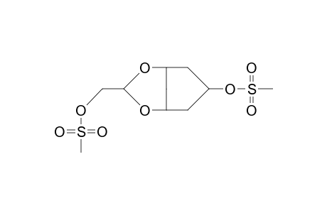 3-Hydroxymethyl-7-hydroxy-2,4-dioxa-bicyclo(3.3.1)nonane dimesylate