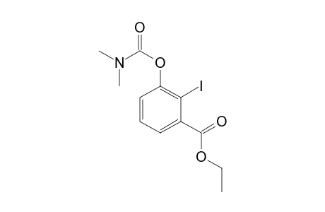 3-Dimethylcarbamoyloxy-2-iodo-benzoic acid ethyl ester