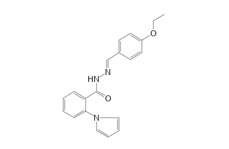 o-pyrrol-1-ylbenzoic acid, (p-ethoxybenzylidene)hydrazide