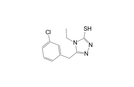 5-(3-chlorobenzyl)-4-ethyl-4H-1,2,4-triazol-3-yl hydrosulfide