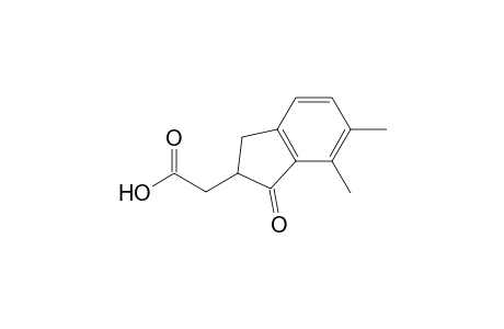 2-Carboxymethyl-6,7-dimethylindan-1-one