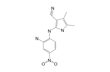 2-(2-amino-4-nitroanilino)-4,5-dimethylpyrrole-3-carbonitrile