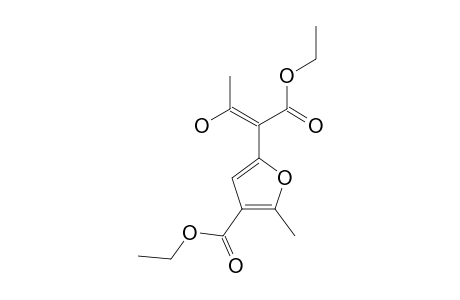 Ethyl-2-methyl-5-(1-(ethoxycarbonyl)-2-oxo-propyl)-furan-3-carboxylate