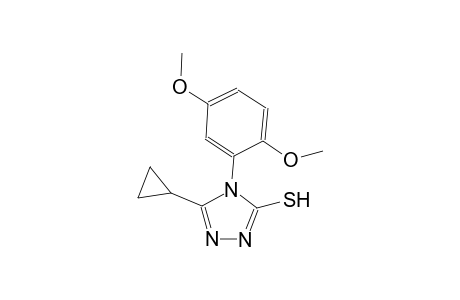 4H-1,2,4-triazole-3-thiol, 5-cyclopropyl-4-(2,5-dimethoxyphenyl)-