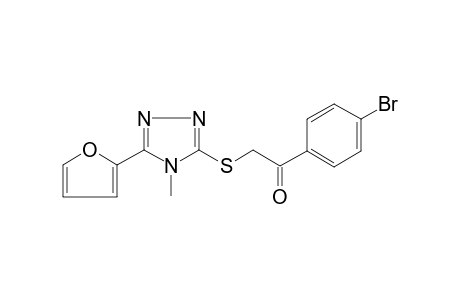1-(4-Bromo-phenyl)-2-(5-furan-2-yl-4-methyl-4H-[1,2,4]triazol-3-ylsulfanyl)-ethanone
