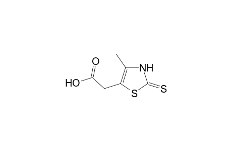 2-(4-methyl-2-sulfanylidene-3H-1,3-thiazol-5-yl)acetic acid