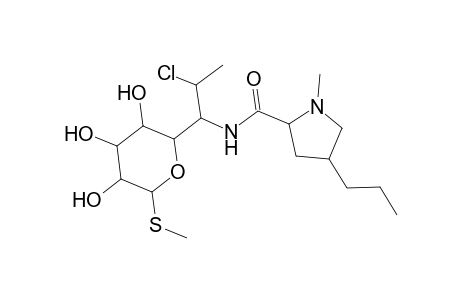 l-threo-.alpha.-d-Galacto-octopyranoside, methyl 7-chloro-6,7,8-trideoxy-6-[[(1-methyl-4-propyl-2-pyrrolidinyl)carbonyl]amino]-1-thio-, (2S-trans)-