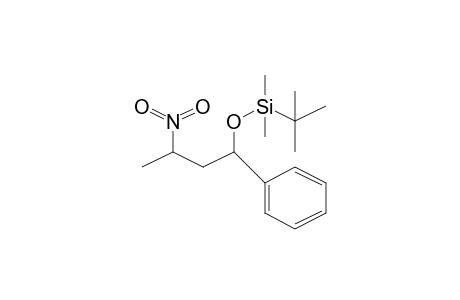 Butane, 3-nitro-1-phenyl-1-(t-butyldimethylsilyl)oxy-