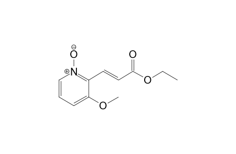 (E)-Ethyl 3-(3-(methoxy)-N-oxypyridin-2-yl)acrylate