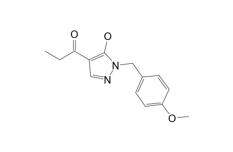 1-[5-Hydroxy-1-(4-methoxybenzyl)-1H-pyrazol-4-yl]propan-1-one