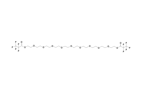 2-[2-[2-[2-[2-[2-[2-[2-[2-[2-(2,2,3,3,3-Pentafluoropropanoyl)oxyethoxy]ethoxy]ethoxy]ethoxy]ethoxy]ethoxy]ethoxy]ethoxy]ethoxy]ethyl 2,2,3,3,3-pentafluoropropanoate