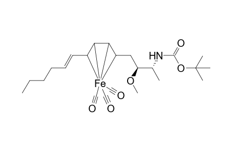 (2R,3S,,5R,8S,5E,7E)-Tricarbonyl-{.eta(4).-(5->7)-2-[(t-butoxycarbonyl)amino]-3-methoxyhexadeca-5,7,9-triene]-iron