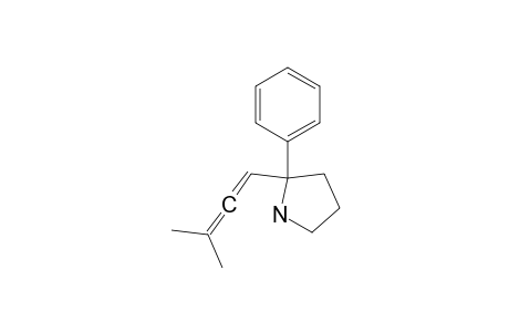 2-(3-Methylbuta-1,2-dienyl)-2-phenyl-pyrrolidine