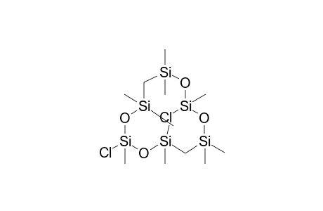 2.8-Dichloro-2,4,4,6,6,8,10,10,12,12-decamethyl-5,11-dicarba-cyclohexasiloxane