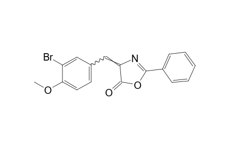 4-(3-bromo-4-methoxybenzylidene)-2-phenyl-2-oxazolin-5-one