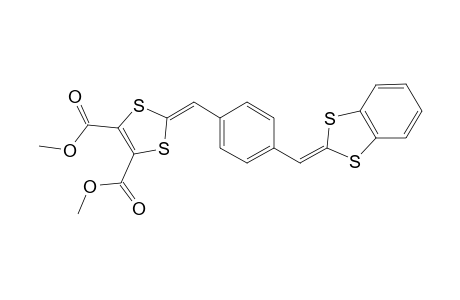 1-{[4',5'-bis(Methoxycarbonyl)-1',3'-dithiafulven-2'-yl]]methyl}-4-[(1',3'-dithiabenzo[4',5'-a]fulven-2'-yl}methyl]benzene