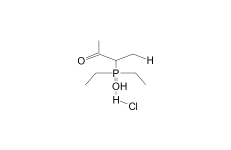 DIETHYL(1-ACETYLETHYL)PHOSPHINOXIDE HYDROCHLORIDE