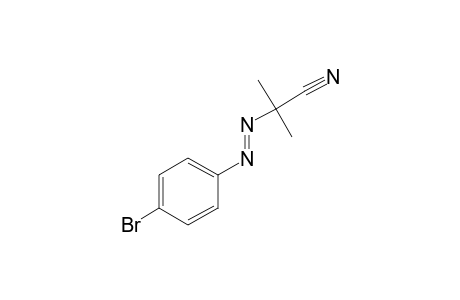 2-[(p-bromophenyl)azo]-2-methylpropionitrile