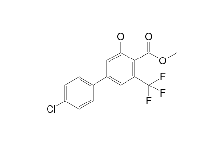 Methyl 4'-chloro-3-hydroxy-5-(trifluoromethyl)biphenyl-4-carboxylate