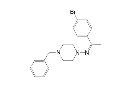 4-benzyl-N-[(Z)-1-(4-bromophenyl)ethylidene]-1-piperazinamine