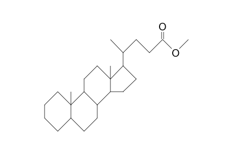 Cholan-24-oic acid, methyl ester, (5.beta.)-