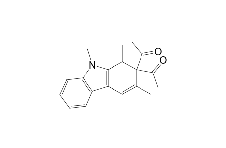 Ethanone, 1,1'-(1,9-dihydro-1,3,9-trimethyl-2H-carbazol-2-ylidene)bis-