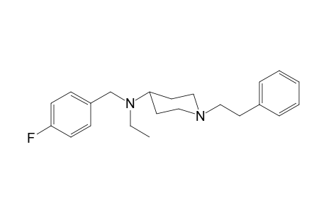 N-Ethyl-N-(4-fluorobenzyl)-1-(2-phenylethyl)piperidin-4-amine