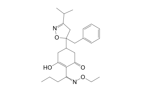 2-Cyclohexen-1-one, 5-[4,5-dihydro-3-(1-methylethyl)-5-(phenylmethyl)-5-isoxazolyl]-2-[1-(ethoxyimino)butyl]-3-hydroxy-