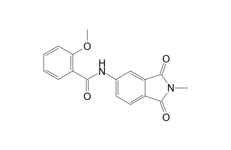 2-Methoxy-N-(2-methyl-1,3-dioxo-5-isoindolinyl)benzamide