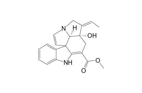 (+-)-15-nor(Z)-19,2-Didehydro-14-hydroxypseudovincadifformine