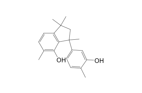 3-(3'-HYDROXY-4'-METHYLPHENYL)-1,1,3,5-TETRAMETHYL-INDAN-4-OL