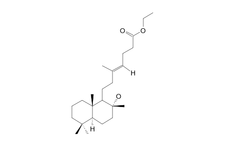 (E)-15-(2-Carbethoxymethyl)-labd-13-en-8.alpha.-ol