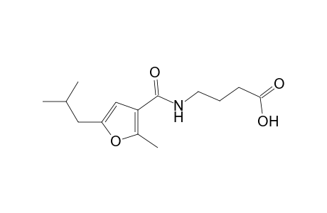 butanoic acid, 4-[[[2-methyl-5-(2-methylpropyl)-3-furanyl]carbonyl]amino]-