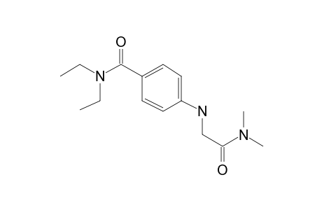 p-((Dimethylcarbamoylmethyl)amino)-N,N-diethylbenzamide