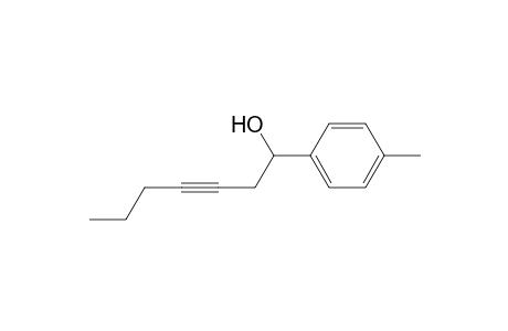 1-(p-Tolyl)-hept-3-yn-1-ol