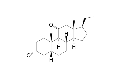 3.alpha-Hydroxy-5.beta.-pregnan-11-one