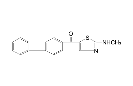 4-BIPHENYLYL 2-(METHYLAMINO)-5-THIAZOLYL KETONE