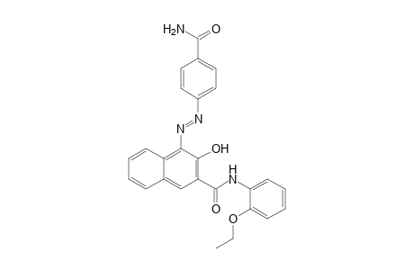 4-Aminobenzamide -> 2-hydroxynaphthoic arylide-2-ethoxyanilide