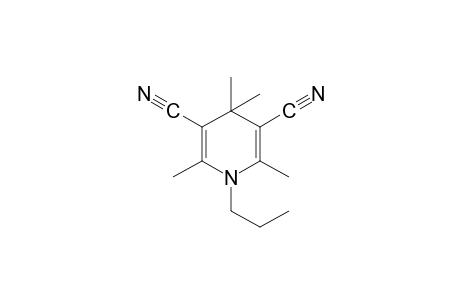 1,4-dihydro-1-propyl-2,4,4,6-tetramethyl-3,5-pyridinecarbonitrile