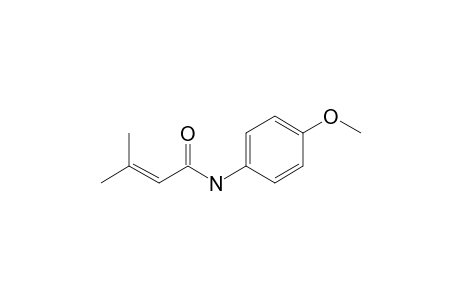 2-Butenamide, N-(4-methoxyphenyl)-3-methyl-