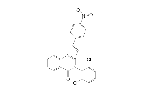 3-(2,6-Dichlorophenyl)-2-[(E)-2-(4-nitrophenyl)ethenyl]-4(3H)-quinazolinone