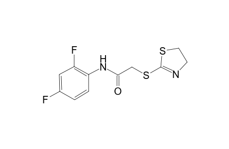 N-(2,4-difluorophenyl)-2-(4,5-dihydro-1,3-thiazol-2-ylsulfanyl)acetamide