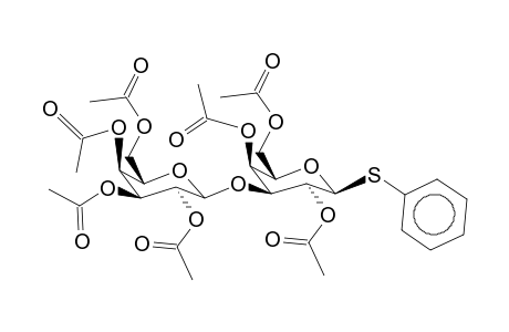 Phenyl-4-O-(2,3,4,6-tetra-O-acetyl-b-d-galactopyranosyl)-2,4,6-tri-O-acetyl-1-thio-b-d-galactopyranoside