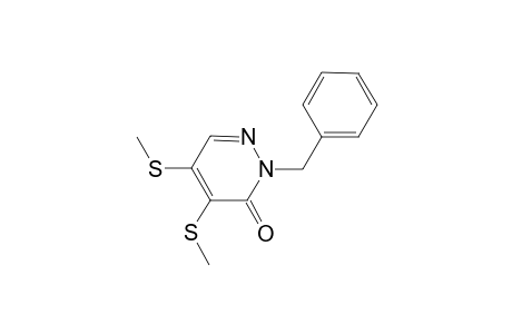 Pyridazin-3(2H)-one, 2-benzyl-4,5-di(methylthio)-