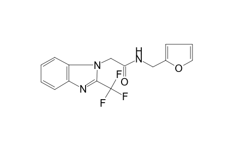 N-(2-Furylmethyl)-2-[2-(trifluoromethyl)-1H-benzimidazol-1-yl]acetamide