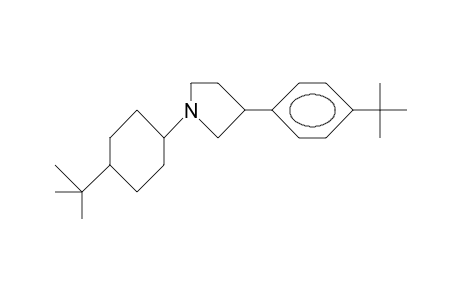 Pyrrolidine, 1-[4-(1,1-dimethylethyl)cyclohexyl]-3-[4-(1,1-dimethylethyl)phenyl]-