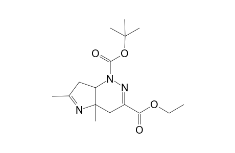 Ethyl 1-(tert-butyloxycarbonylhydrazono)-4,4a,7,7a-tetrahydropyrrolo[3,2-c]pyridazine-3-carboxylate