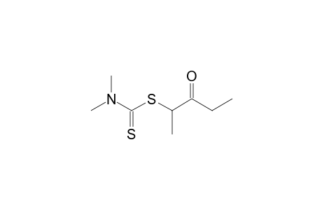 2-(Dimethylaminothiocarbonylthio)pentan-3-one