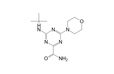 4-(tert-butylamino)-6-(4-morpholinyl)-1,3,5-triazine-2-carboxamide